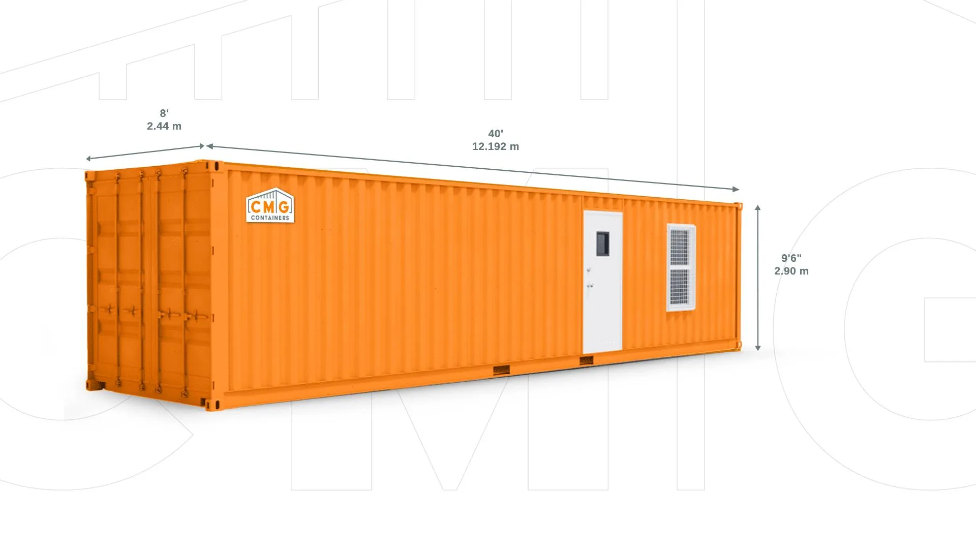 Shipping container illustration