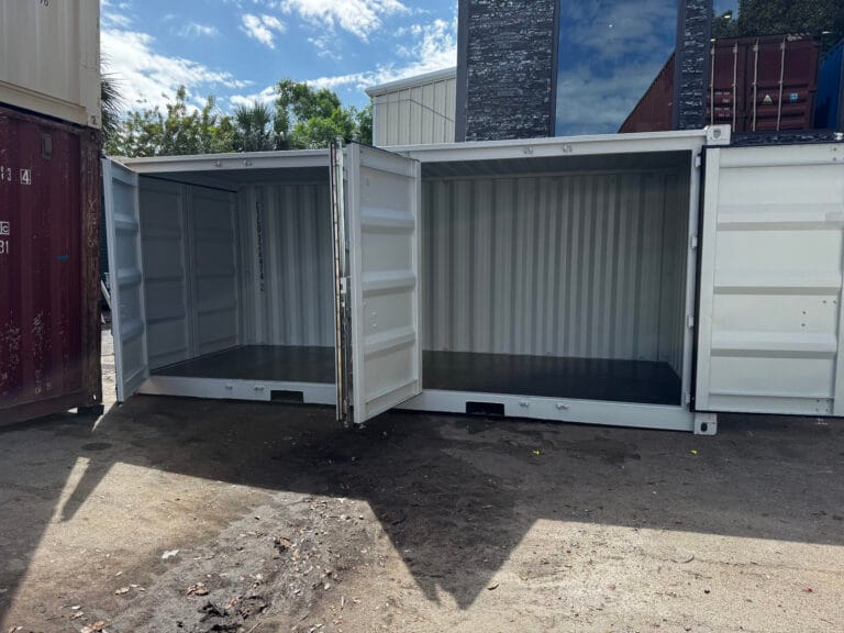 Open side containers