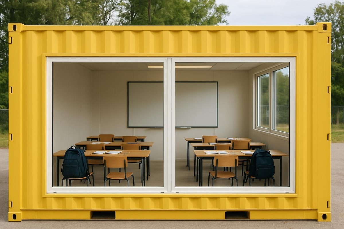 Shipping container classroom