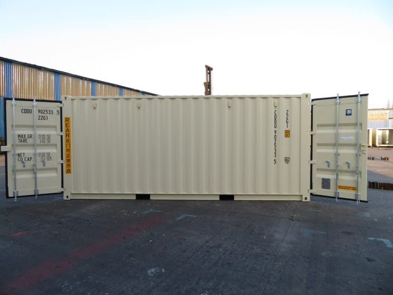 double door shipping container