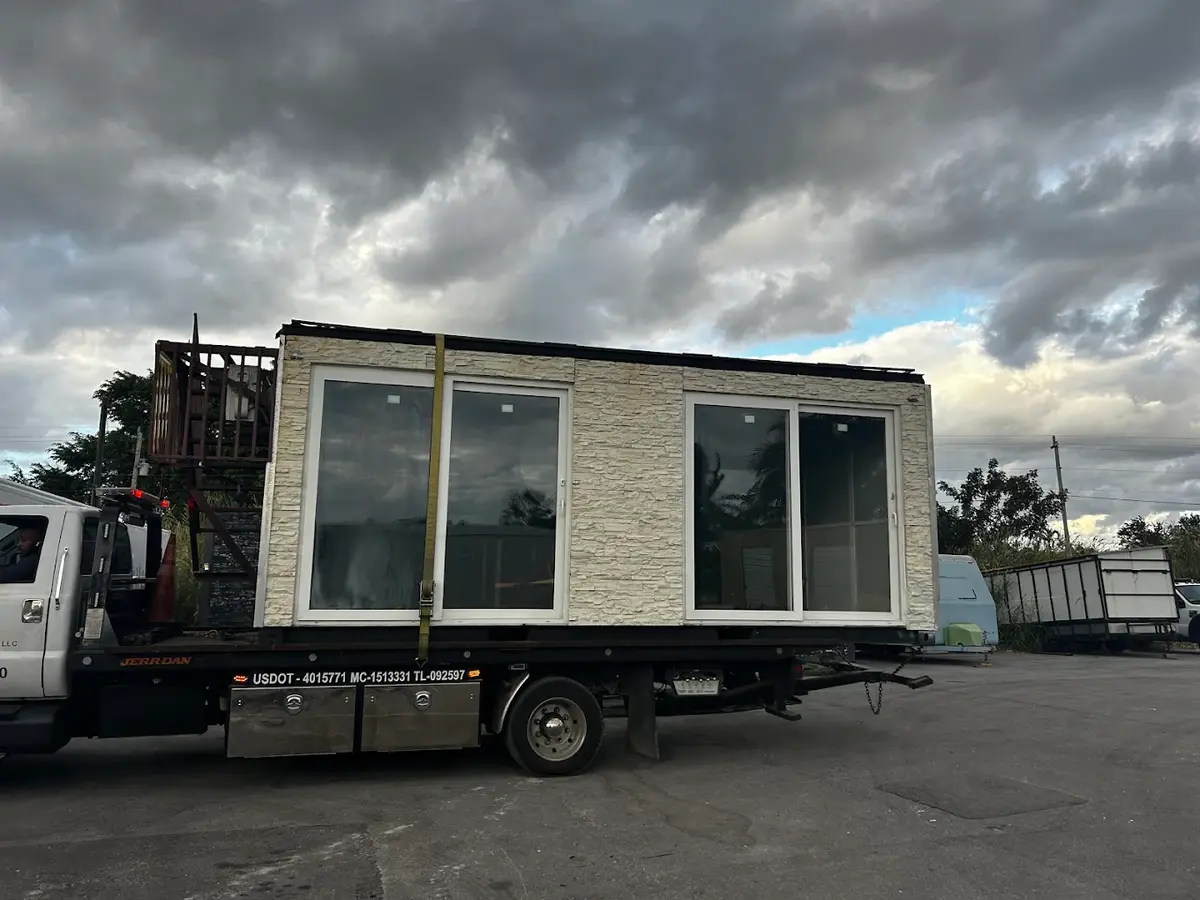 Shipping container delivery