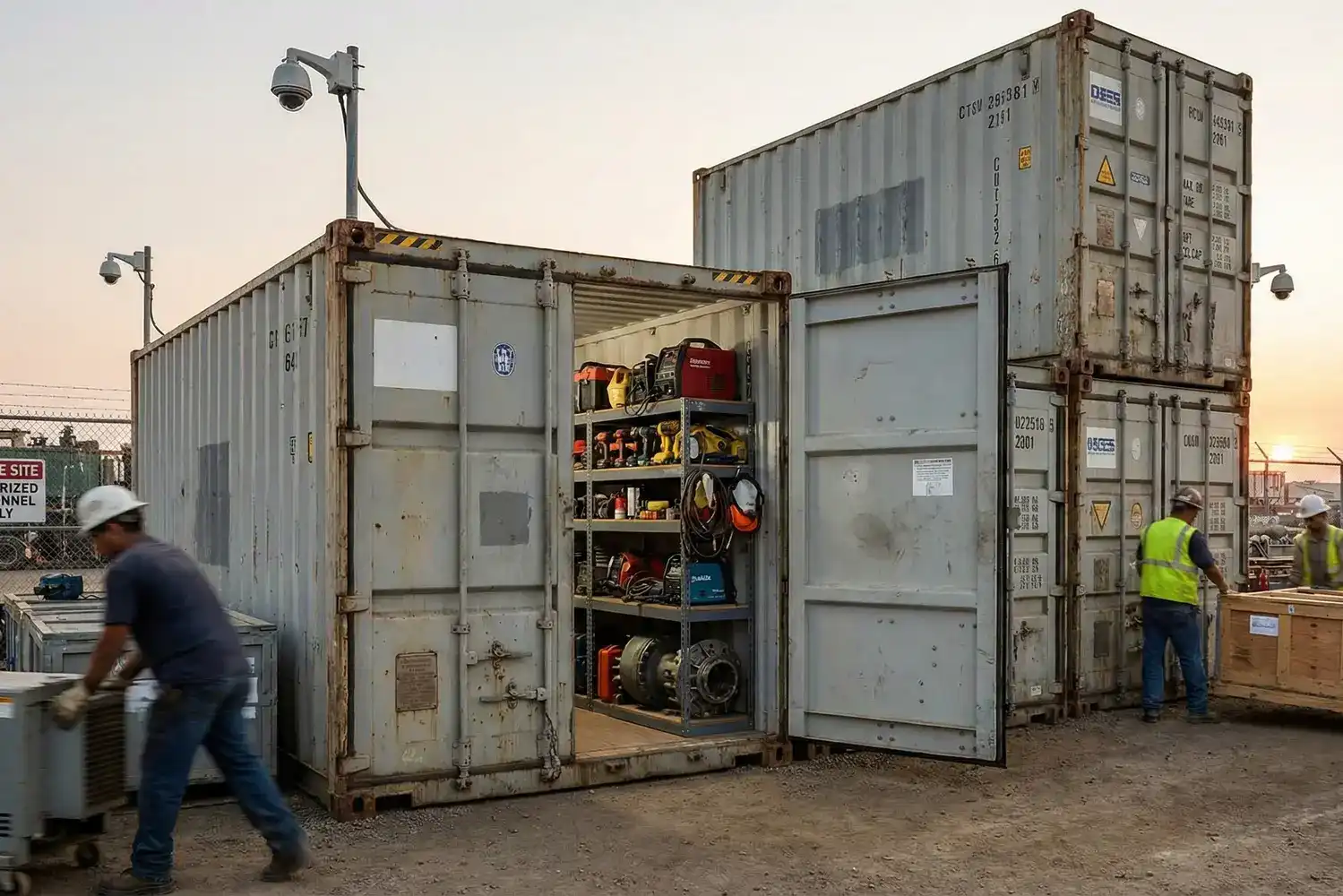 Secure Storage: Using Containers for Industrial Equipment and Tools
