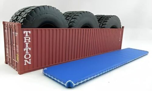 Open top shipping container