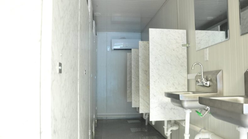 Restrooms and showers
