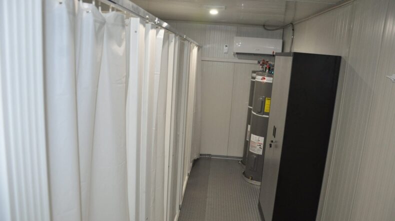 Restrooms and showers