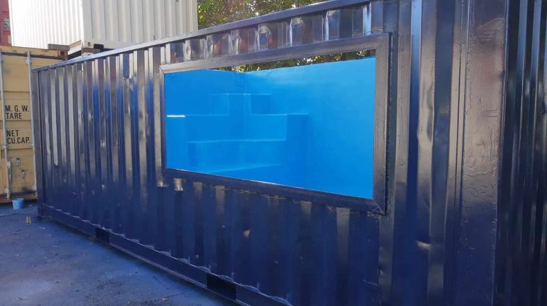 Shipping container pool