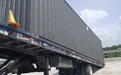 Shipping container delivery